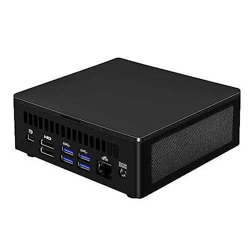 12th Gen 8K/4K HD Mini Gaming PC Intel i5 1240P Windows 11 Pro, 64GB DDR4 1TB Pcle4.0 NVMe 2TB HDD , 2* USB3.0, 4*USB2.0, 2*HDMI 2.0, 1* DP, 1*Thunderbolt 4, Mini Desk Computer, Wifi6 BT5.2, VEST Mount von KingnovyPC