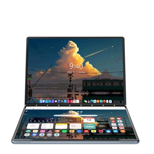 2 in 1 Tablet PC, 12th Gen Intel N100 Dual Screen Laptop 13.5 Inch 2.5K Touch IPS Windows 11 Notebook 16G DDR5 RAM 512GB SSD von KingnovyPC