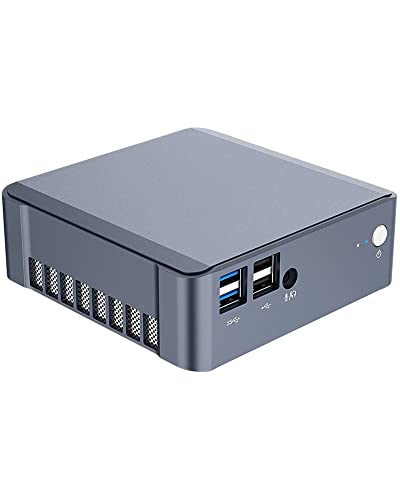 4K Mini PC Computer Intel i7 1165G7 Windows 11 Pro,Wifi6 BT5.2, Type-C Thunderbolt 4.0, 4* USB 2.0, 2* USB 3.0, 64GB DDR4 2TB NVMe, HD Display, 1*HDMI,1*DP, 1* RJ45 LAN von KingnovyPC