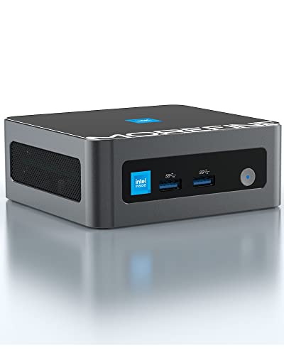 KingnovyPC 12th Gen Alder Lake N100 Mini PC Windows 11, 16GB DDR4 256GB NVMe, WiFi6, 2*HDMI2.0 4K@60Hz, 4*USB3.2, Desktop Computer Office Home with Fan von KingnovyPC