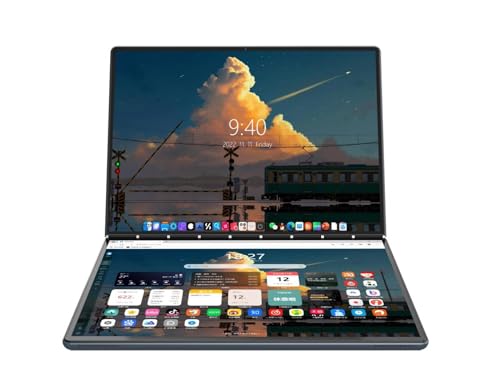 KingnovyPC 13.5 Inch 12th Gen Intel N100 Ultra Slim Laptop, Dual 2.5K UHD Touch Screen, 16GB DDR5 256GB SSD, Windows 11, Tablet PC 2 in 1，with a Stylus. von KingnovyPC