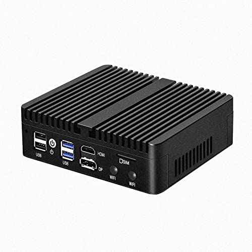 KingnovyPC 2.5GbE Firewall Micro Appliance N5105 4xIntel I226 NIC Firewall Router PC HDMI2.0 DP AES-NI Soft Router, 16GB DDR4 128GB NVMe SSD von KingnovyPC