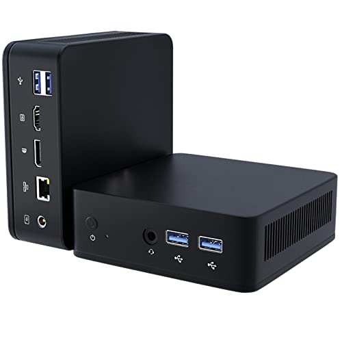 KingnovyPC 4K Mini PC, AMD Ryzen 7 2700U Windows 11, 16GB DDR4 1TB NVMe, Mini Desktop Computer, Type-C/HDMI/Output, 4*USB 3.0, AC WiFi 5 BT 4.2 von KingnovyPC