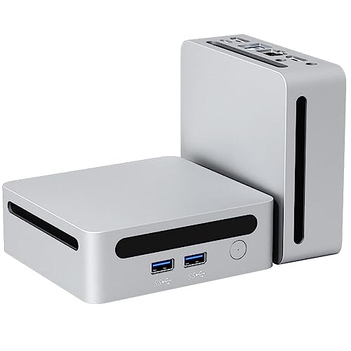 KingnovyPC 8K Mini PC AMD Ryzen 7 5825U Windows 11(8C/16T, up to 4.5 GHz), 64GB DDR4 1TB NVMe, Mini Desktop Computer, Type-C/2*HDMI Output, 4*USB 3.0, WiFi 6 BT 5.2 von KingnovyPC