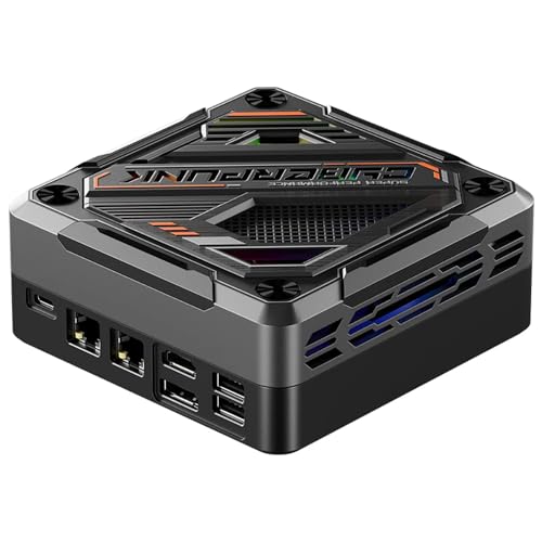 KingnovyPC Mini PC, AMD Ryzen 7 7840HS Mini Computer, up to 5.1 GHz, 16GB DDR5 RAM 512GB Mini Desktop PC with 4K Triple Display, HDMI, USB3.2, RJ45, WiFi 6 BT5.2 Windows 11 Small Computer von KingnovyPC