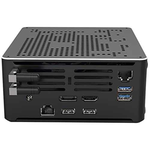 10th Gen 4K Mini PC Intel i9 10880H Windows 11 Pro, 32GB DDR4 1TB Pcle NVMe, 6*USB, DP, HDMI, Type-C, 2* RJ45 LAN, Gaming Desk Computer Home Office, WiFi 6 BT 5.2 von KingnovyPC