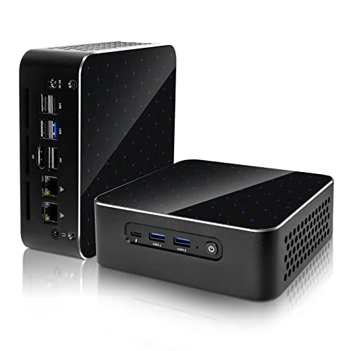 KingnovyPC Mini PC Windows 11 Pro, AMD Ryzen 7 6800H(bis zu 4.7GHz) 8C/16T, Mini Computer 32GB DDR5 RAM 1TB SSD, Mini Desktop Computer 8K@60Hz Triple Display/WiFi6/BT5.2 für Gaming/Home/Büro von KingnovyPC