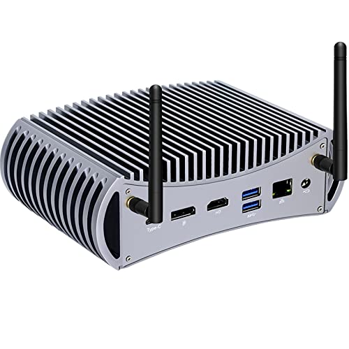 4K/8K Mini PC Desk Computer Intel i5 1135G7 Windows 11 Pro, 4 Core Up to 4.2 GHz, No DDR4 No NVMe, WiFi 6 BT5.2, Type-C Thunderbolt 4.0, 8K UHD, HDMI, DP, 6*USB, WiFi Antennas von KingnovyPC