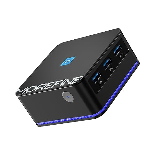 KingnovyPC Pocket Mini PC 12. Gen N100 Quad Core Windows 11 8GB DDR5 4800MHz Gaming PC Büro Computer Dual LAN 3x4K WiFi6, kein Speicher von KingnovyPC