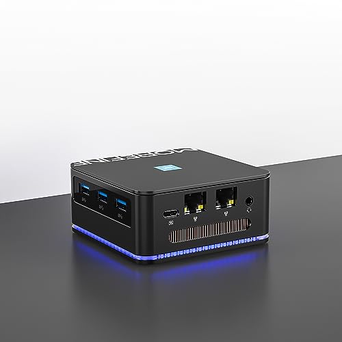 KingnovyPC Pocket Mini PC 12. Gen N100 Quad Core Windows 11 8GB DDR5 4800MHz Max 256GB SSD Gaming PC Büro Computer Dual LAN 3x4K WiFi6 von KingnovyPC