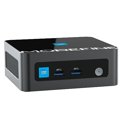 Mini PC Windows 11, 12th Gen Intel Alder Lake Ν100 Desktop Computer, 32GB RAM 2TB SSD Micro PC, Gigabit Ethernet, 4K UHD, 4xUSB 3.2, 2xHDMI2.0, WiFi6 BT5.2 von KingnovyPC