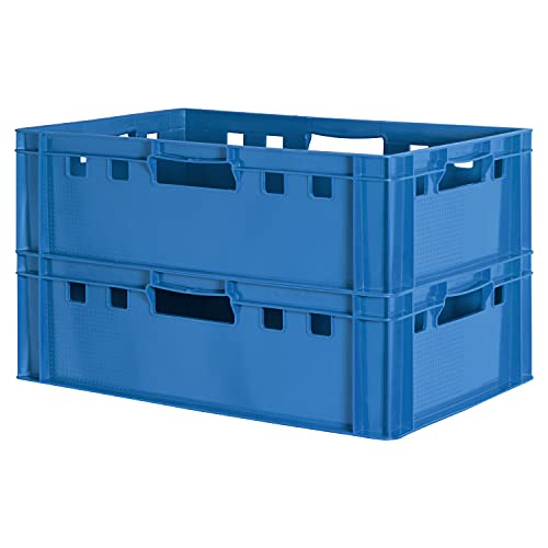 Kingpower Fleischerkiste E2, Anzahl:2, Lebensmittelecht, Blau, Kunststoff, 60 x 40 x 20 cm Kingpower Fleischerkiste E2, Anzahl:2, Lebensmittelecht, Blau, Kunststoff, 60 x 40 x 20 cm von Kingpower