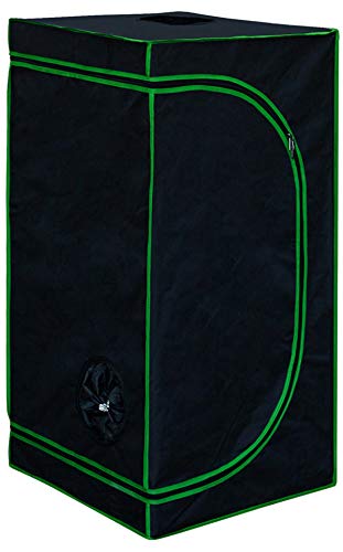 Kingpower Grow Zelt für Pflanzen Zuchtzelt Gewächshaus Box Zuchtschrank Garten Anzucht Gemüse Kräuter Grow Schrank Indoor Blumen klein Tomaten Hydro Green, Größe:100 x 100 x 200 cm (06) von Kingpower