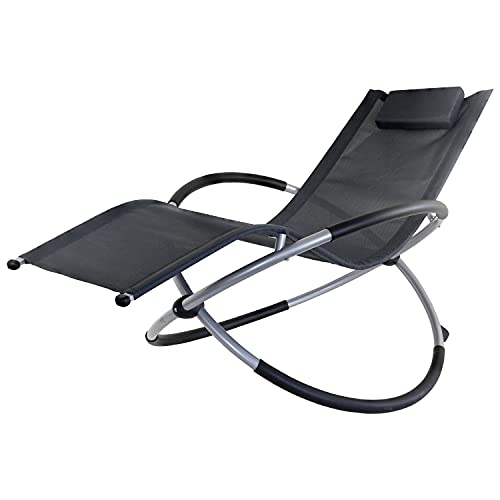 Kingpower Garten Liegestuhl Schaukelliege Campingliege Strandliege Sonnenliege Gartenliege Gartenstuhl Klappstuhl Liege Klappbar Faltbar Relaxliege Anthrazit Kingpower Garten Liegestuhl Schaukelliege Campingliege Strandliege Sonnenliege Gartenliege Gartenstuhl Klappstuhl Liege Klappbar Faltbar Relaxliege Anthrazit von Kingpower
