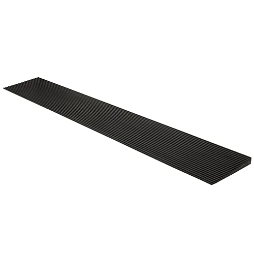 Rampe aus Gummi Auffahrrampe Bordsteinrampe Rollstuhlrampe Auffahrkeil Türschwellenrampe Schwellenrampe Auffahrhilfe (in) Verschiedene Höhenunterschiede 8-45 mm Kingpower, Größe:15 x 140 x 900 mm von Kingpower