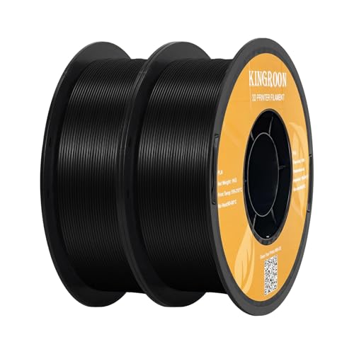 kingroon 3D Printer Filament PLA 3D-Druckerfilament,… (Poly Milchsäure +, Doppelte weiße Pla+*2) von Kingroon