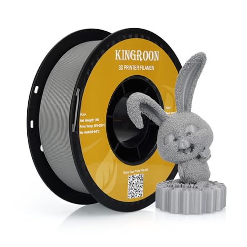 kingroon 3D Printer Filament PLA 3D-Druckerfilament,… (Polymilchsäure, Gelbe Pla) von Kingroon