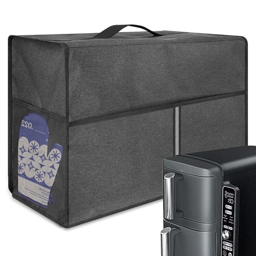 Kingshion Staubschutz für Luftfritteusen, kompatibel mit 9,5 l Fassungsvermögen, vertikale Doppelschublade, Luftfritteusen-Abdeckung für Ninja SL400UKCP/SL400UK, Dunkelgrau Kingshion Staubschutz für Luftfritteusen, kompatibel mit 9,5 l Fassungsvermögen, vertikale Doppelschublade, Luftfritteusen-Abdeckung für Ninja SL400UKCP/SL400UK, Dunkelgrau von Kingshion