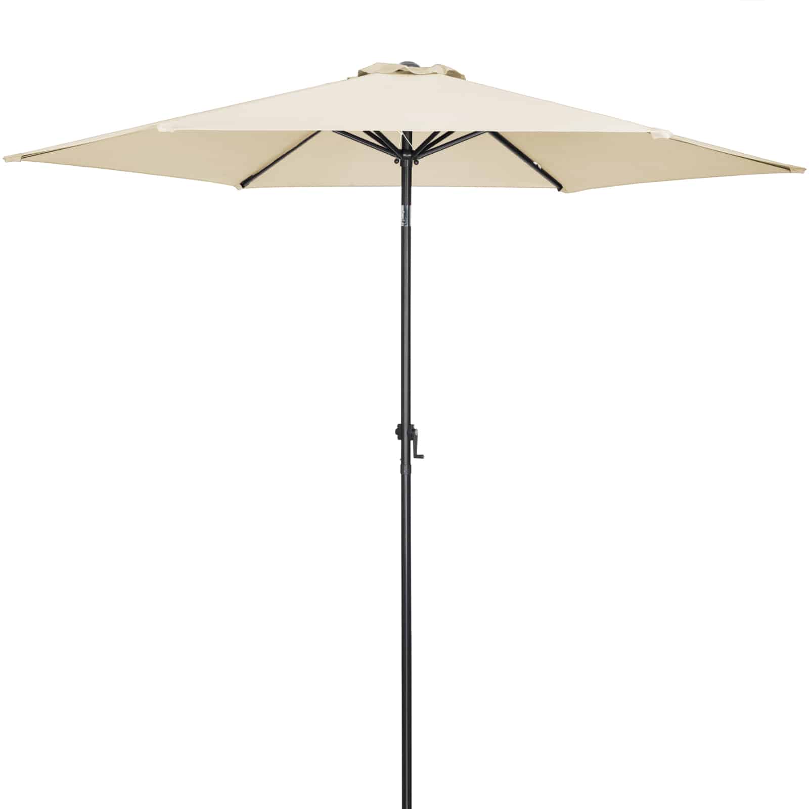 Sonnenschirm Beige Alu Ø300cm UV-Schutz 50+ von Kingsleeve®