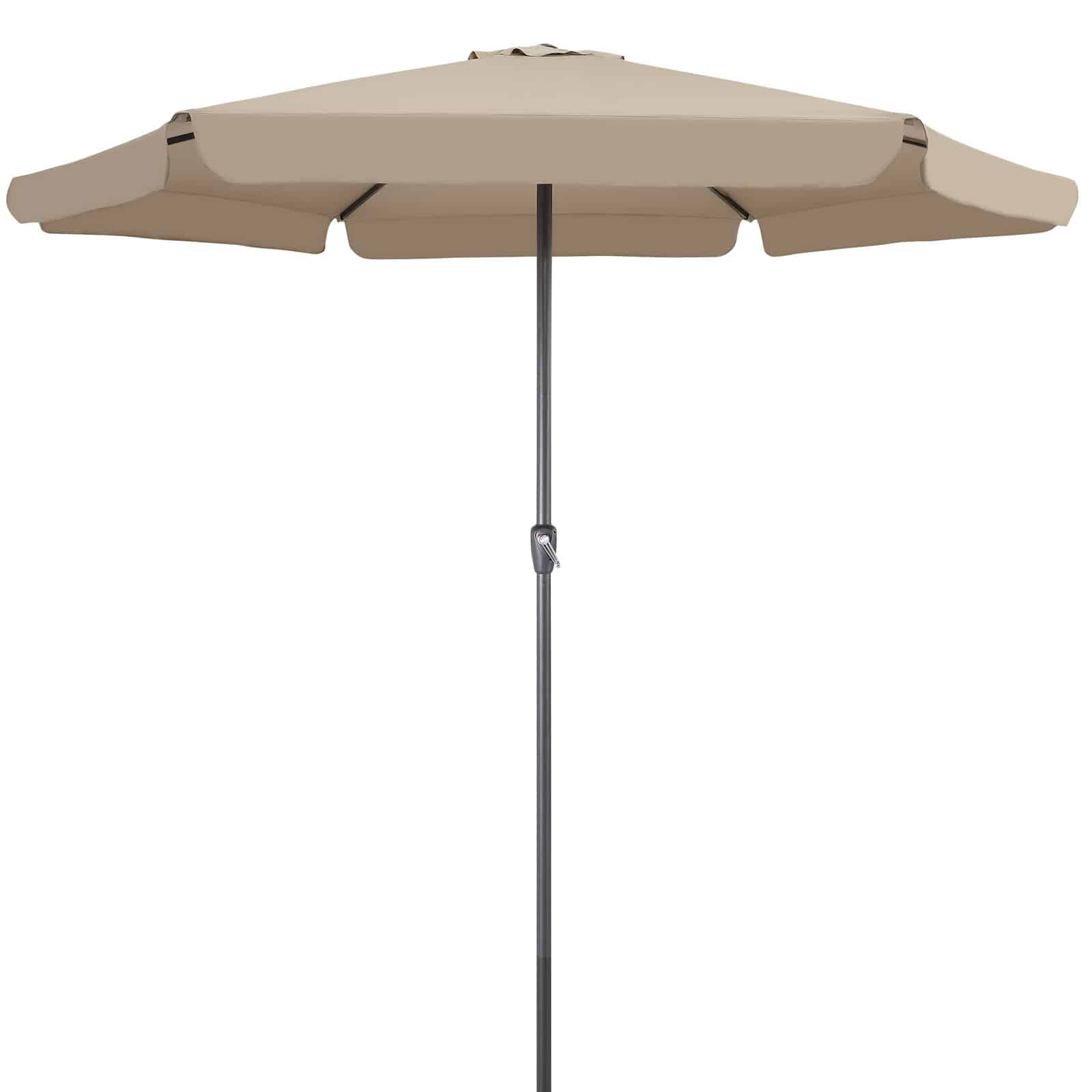 Sonnenschirm Maui Taupe Ø330cm UV-Schutz 80+ von Kingsleeve®