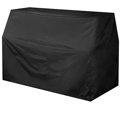 Kingsleeve® Abdeckung Bierzeltgarnitur 180x95x76 cm 420D Oxford UV-Beständig Staub- Winddicht Kordelzug Gartenmöbel Hülle Haube Abdeckplane Abdeckhaube von Kingsleeve