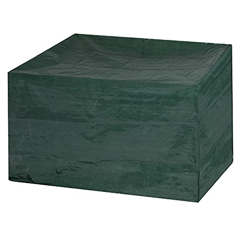 Kingsleeve® Abdeckung Gartenmöbel Winterfest PE UV-beständig Garten Keller Abdeckplane Sitzbank 135x66x88cm Schutzhülle Doppelnaht Zugband Kordelstopp von Kingsleeve