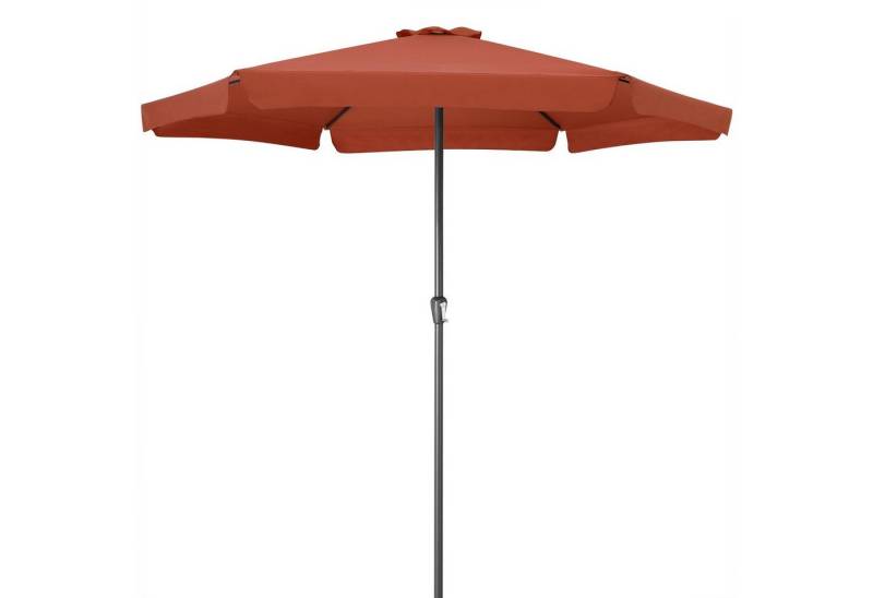 Kingsleeve Sonnenschirm, 330 cm Leichtgängiges Kurbelsystem Wasserabweisend Windöffnung für stabilen Stand Robustes Aluminium Zweiteiliger Mast Stabile Verstrebungen Marktschirm Gartenschirm Terrassenschirm von Kingsleeve