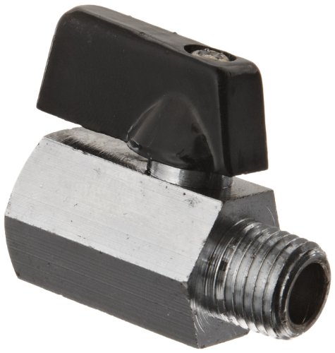 Kingston KMBVM Mini Kugelhahn, Messing, Hebel, 1/4 Zoll NPT männlich x NPT weiblich Kingston KMBVM Mini Kugelhahn, Messing, Hebel, 1/4 Zoll NPT männlich x NPT weiblich von Kingston Valves