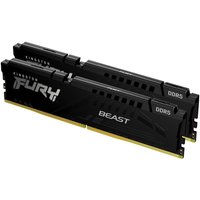 Kingston FURY Beast DDR5 Kit 64 GB: 2 x 32 GB, DIMM 288-PIN, 6000 MHz, PC5-48000 von Kingston