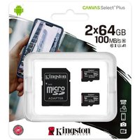 Kingston Canvas Select Plus Speicherkarte 64 GB, Doppelpack von Kingston