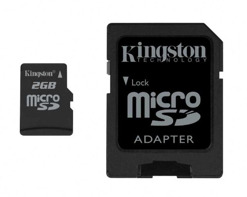 2 GB microSD-Card mit Adapter von Kingston