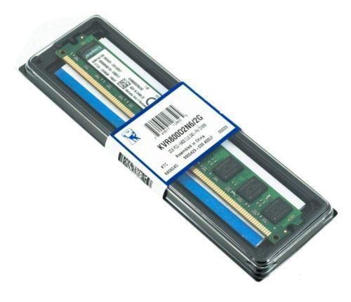 2GB RAM Kingston KVR800D2N6/2G DDR2 PC2-6400 800Mhz 2Rx8 CL6 desktop PC von Kingston