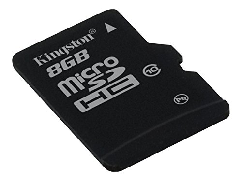 KINGSTON 8GB microSDHC Card Class 10 Single Pack w von Kingston