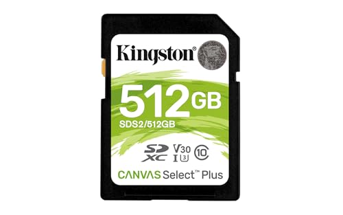 Kingston Canvas Select Plus SD - SDS2/512GB SD Karten Class 10 UHS-I von Kingston