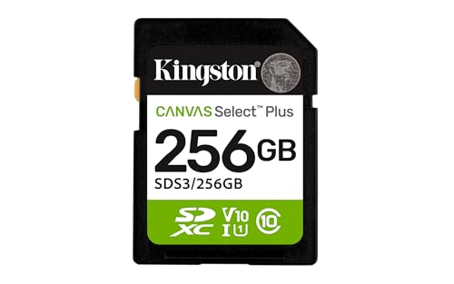 Kingston Canvas Select Plus SD Speicherkarte 256GB SDXC Gen3 150MB/s C10 UHS-I U1 V10 - SDS3/256GB Kingston Canvas Select Plus SD Speicherkarte 256GB SDXC Gen3 150MB/s C10 UHS-I U1 V10 - SDS3/256GB von Kingston