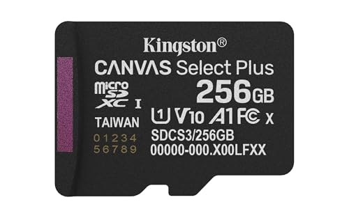 Kingston Canvas Select Plus microSD Speicherkarte 256GB micSDXC Gen3 150R A1 Ohne SD-Adapter - SDCS3/256GBSP von Kingston
