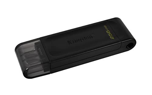Kingston DataTraveler 70 - DT70/128GB USB-C-Stick mit dem Mehrwert, Schwarz von Kingston