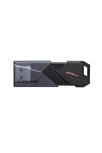 Kingston DataTraveler Exodia Onyx USB-Stick 3.2 DTXON/256GB Gen 1 - mit schlanker, beweglicher Kappe, schwarz von Kingston