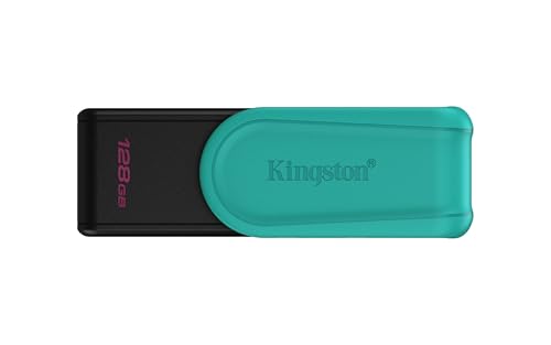 Kingston DataTraveler Exodia S USB-Stick - 128GB - USB 3.2 Gen 1 - USB Type A - Schwarz/Türkis - DTXS/128GB von Kingston