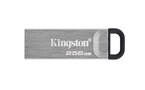 Kingston DataTraveler Kyson USB 3.2 Gen 1 USB-Stick 256GB - Mit stilvollem, kappenlosem Metallgehäuse von Kingston
