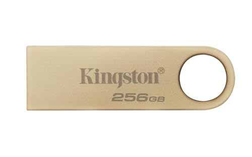 Kingston DataTraveler SE9 Gen 3 - 256GB - 220MB/s beim Lesen - Metall - USB-Stick 3.2 Gen 1 -Gold von Kingston