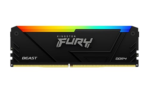 Kingston FURY Beast RGB 32GB 3600MT/s DDR4 CL18 DIMM PC Arbeitsspeicher KF436C18BB2A/32 von Kingston