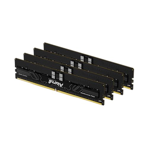 Kingston FURY Renegade Pro EXPO 64GB 6000MT/s DDR5 ECC Reg CL32 DIMM (Kit mit 4) Speicher Übertaktbares ECC Registered DIMM - KF560R32RBEK4-64 von Kingston