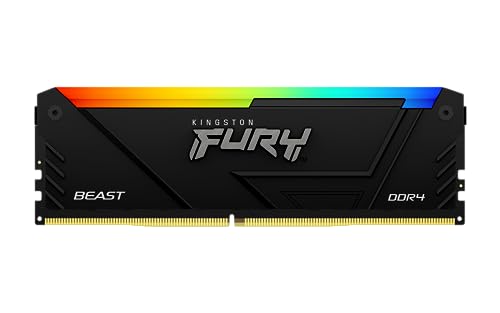 Kingston FURY Beast RGB 16GB 3200MT/s DDR4 CL16 DIMM PC Arbeitsspeicher KF432C16BB12A/16 von Kingston