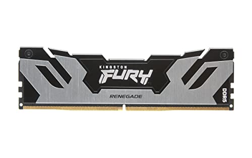 Kingston Fury Renegade DDR5 Silber/Schwarz XMP 48GB 6400MT/s CL32 DIMM Desktop Gaming Speicher - KF564C32RS-48 von Kingston