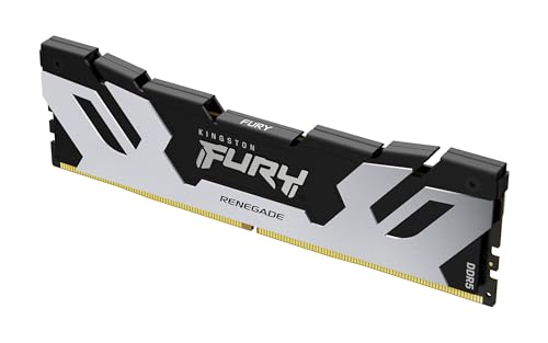 Kingston Fury Renegade DDR5 Silber/Schwarz XMP 16GB 6400MT/s CL32 DIMM Desktop Gaming Speicher - KF564C32RS-16 von Kingston