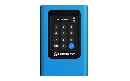 Kingston IronKey Vault Privacy 80 - Externe SSD - FIPS 197-zertifiziert mit XTS-AES-256-Bit-Verschlüsselung - Up to 230MB/s beim Lesen, 250MB/s beim Schreiben - IKVP80ES/7680G von Kingston