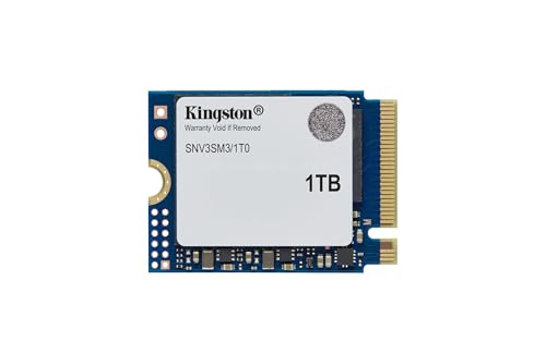 Kingston NV3 NVMe PCIe 4.0 Interne SSD 1TB M.2 2230-SNV3SM3/1T0 von Kingston