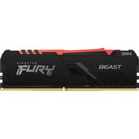 Kingston FURY Beast RGB PC-Arbeitsspeicher Modul DDR4 8GB 1 x 8GB 3200MHz 288pin DIMM CL16 KF432C16B Kingston FURY Beast RGB PC-Arbeitsspeicher Modul DDR4 8GB 1 x 8GB 3200MHz 288pin DIMM CL16 KF432C16B von Kingston