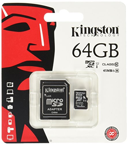 Kingston SDCX10 Micro SDHC 64GB Class 10 Speicherkarte Kingston SDCX10 Micro SDHC 64GB Class 10 Speicherkarte von Kingston